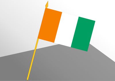 Ivory Coast small economical flag 4x6
