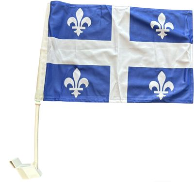 Quebec - Car flag with clip