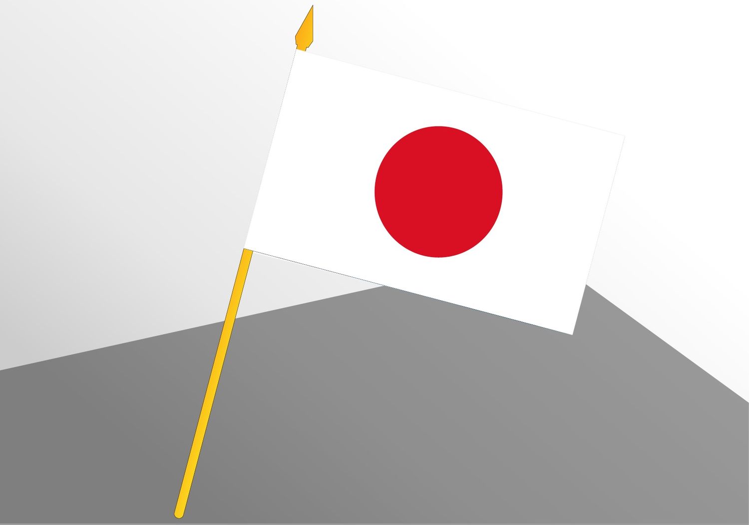Japon petit drapeau économique 4x6
