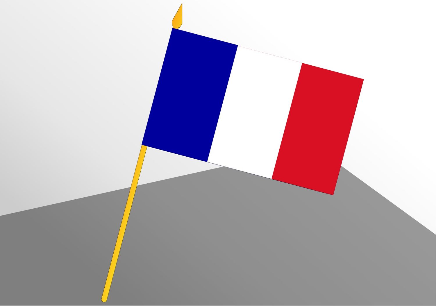 France petit drapeau économique 4x6