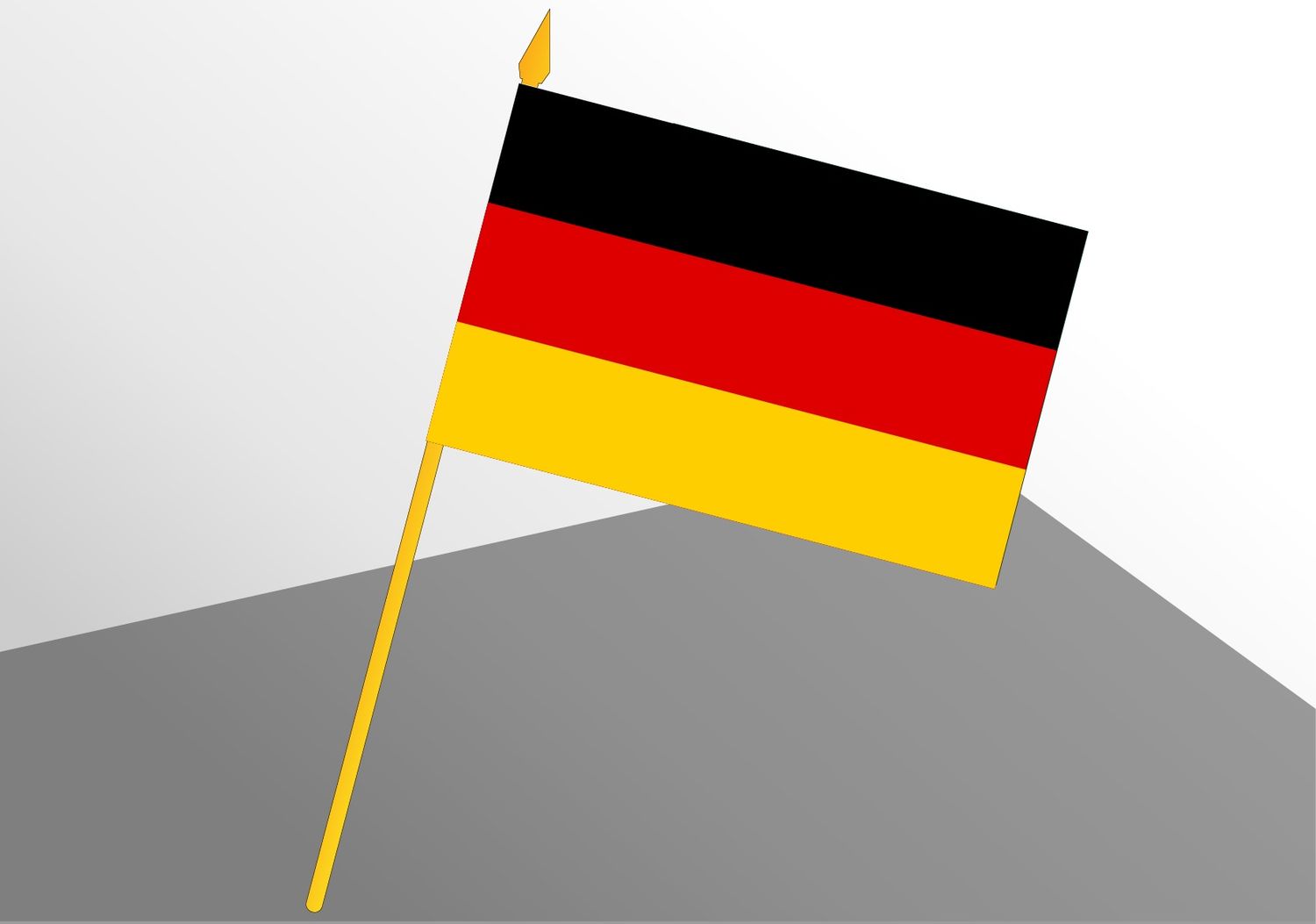 Allemagne petit drapeau économique 4x6