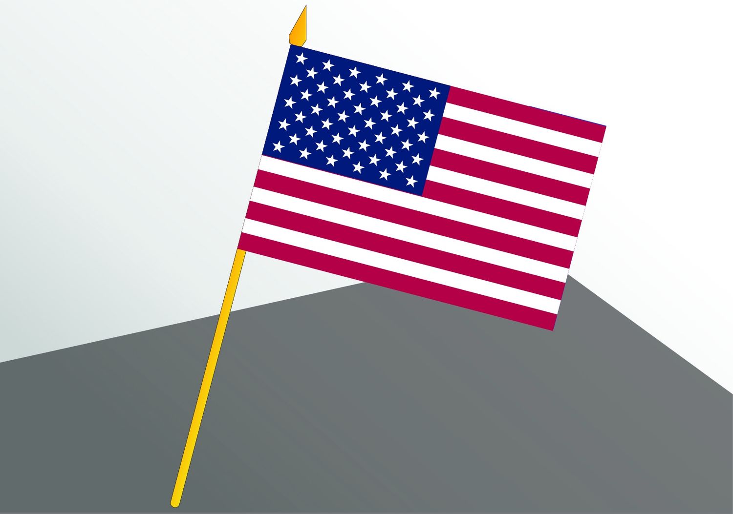 United States small economical flag 4x6