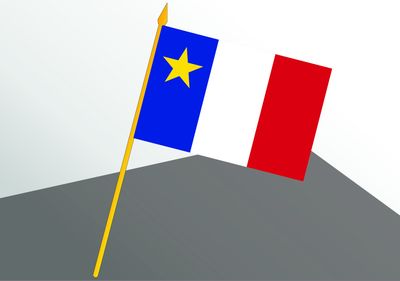 Acadia small economic flag 4x6