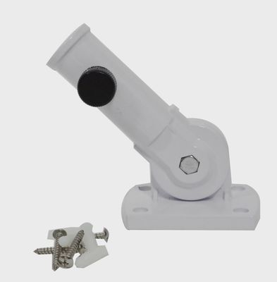 Adjustable wall bracket, 1&#39;&#39; (2.5 cm), white