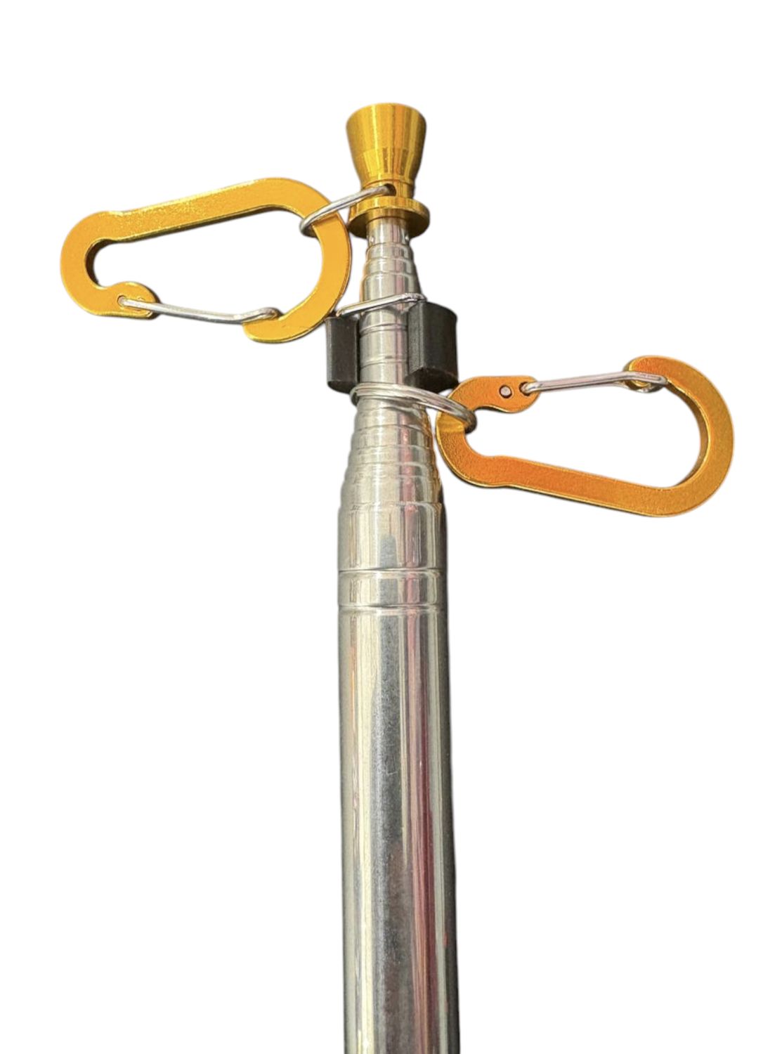 9&#39; (3m) telescopic pole with carabiners