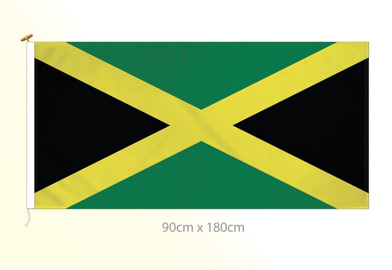 Jamaica flag large 36x72
