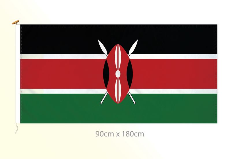Kenya flag large 36x72