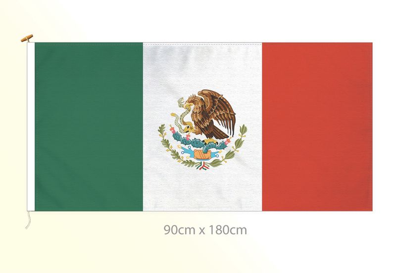 Mexico flag large 36x72 I