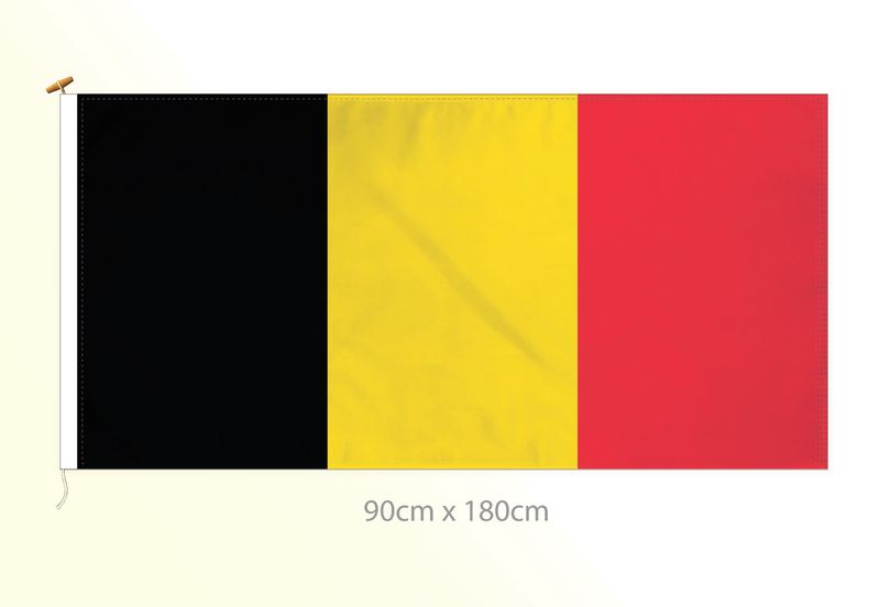 Belgium flag large 36x72 H