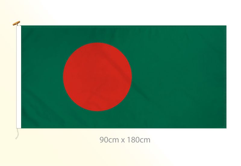 Bangladesh flag large 36x72