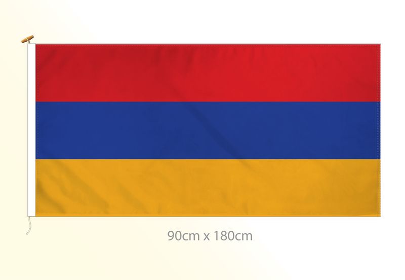 Armenia flag large 36x72 H