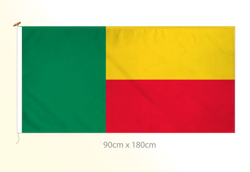 Benin flag large 36x72