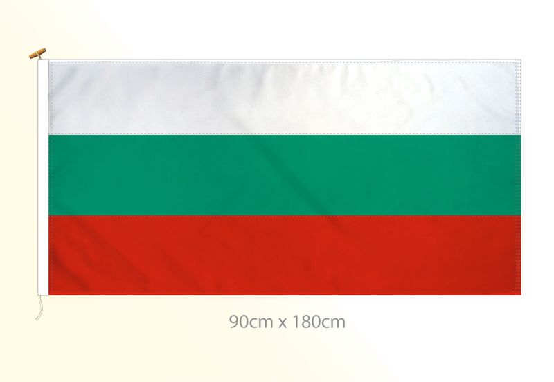 Bulgaria flag large 36x72