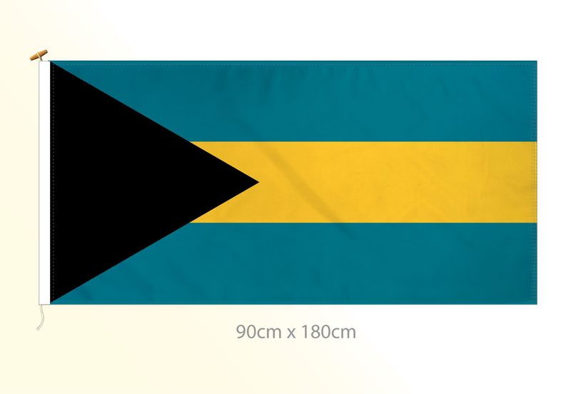 Bahamas flag large 36x72
