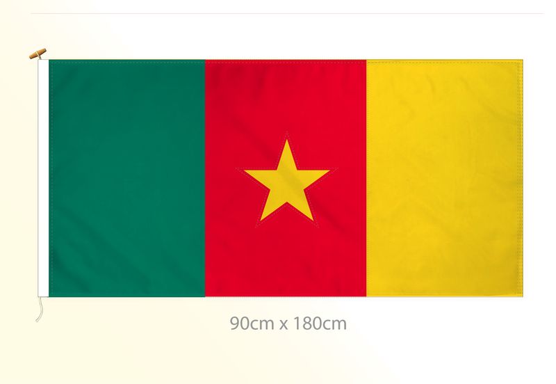 Cameroon flag large 36x72