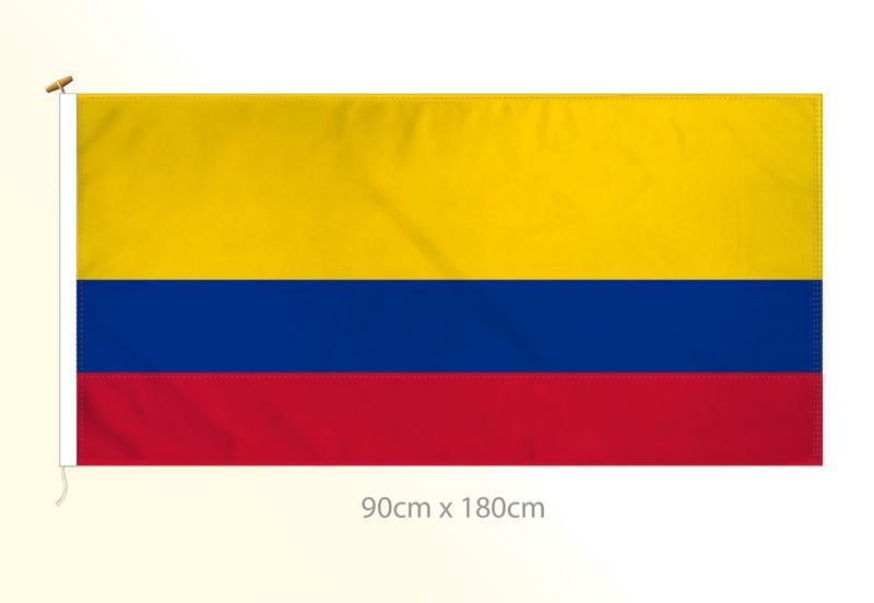 Colombia flag large 36x72