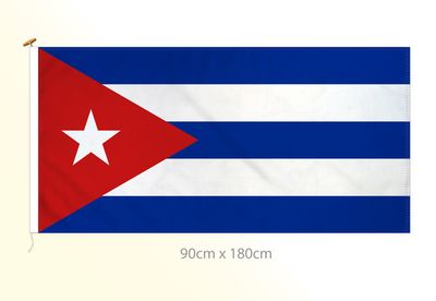 Cuba flag large 36x72