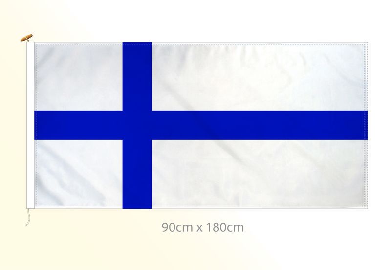 Finland flag large 36x72