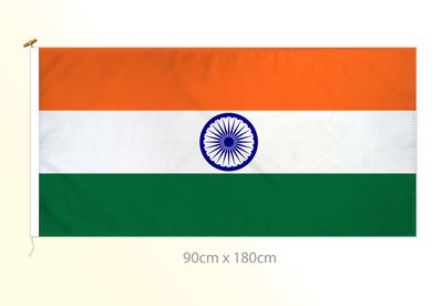 India flag large 36x72