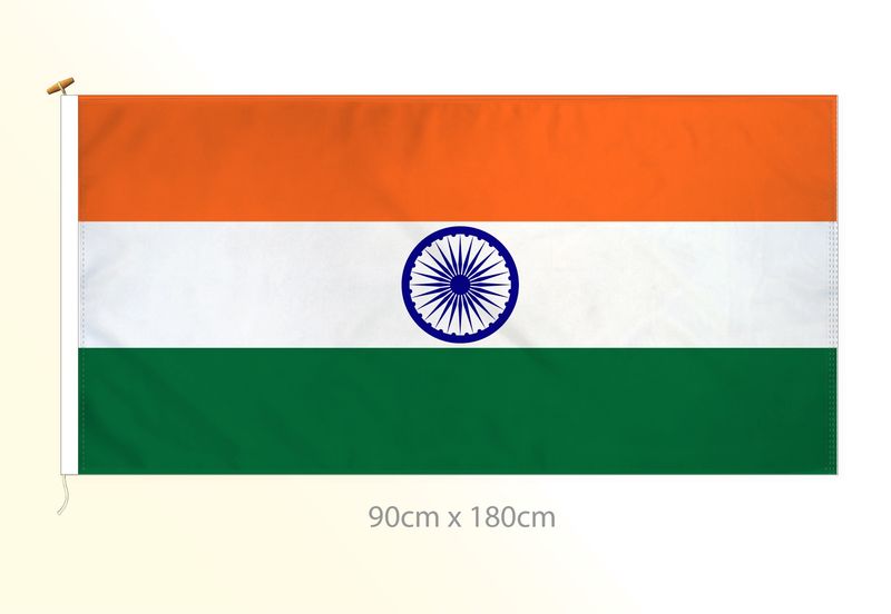 India flag large 36x72