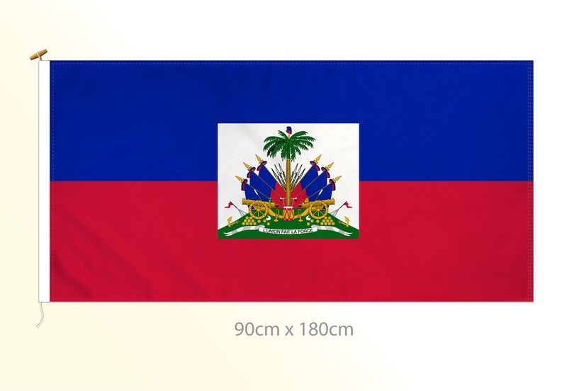 Haiti flag large 36x72