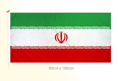 Iran flag large 36x72