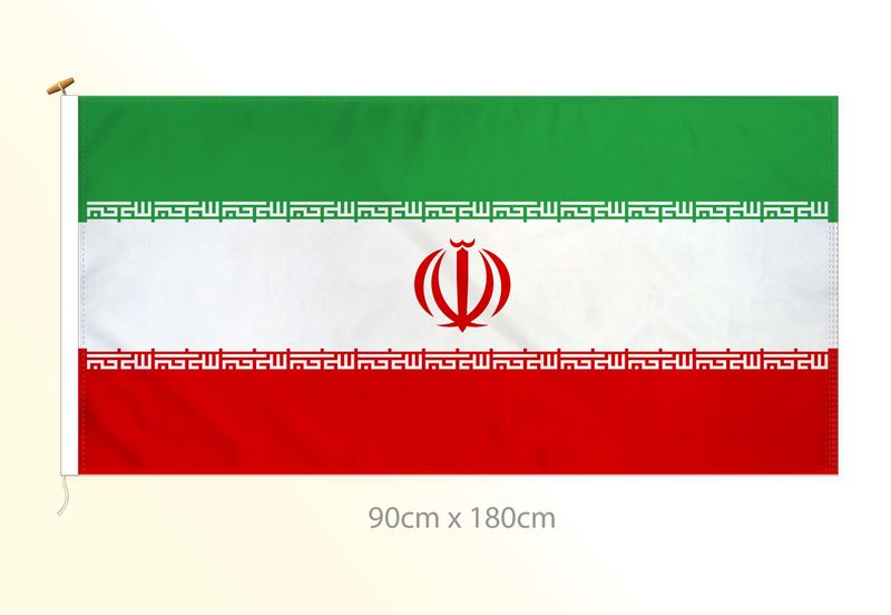 Iran flag large 36x72