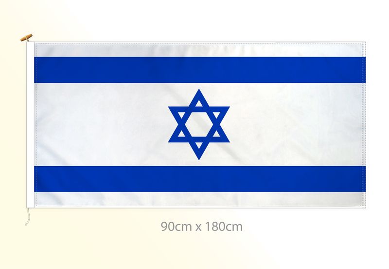 Israel flag large 36x72 H