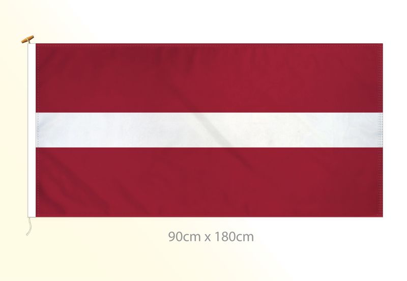 Latvia flag large 36x72