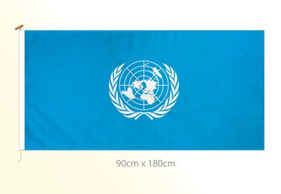 United Nations flag large 36x72