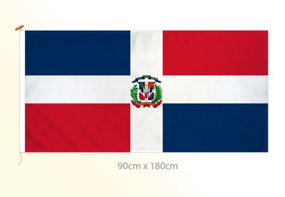 Dominican Republic flag large 36x72