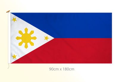 Philippines flag large 36x72