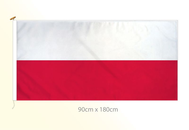 Poland flag large 36x72