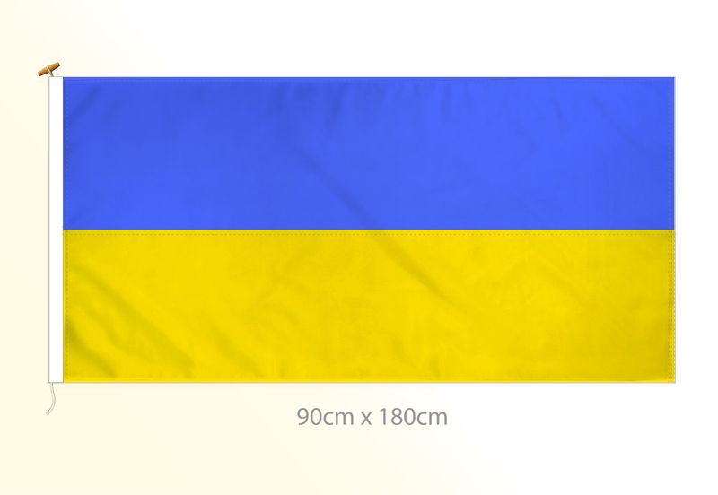 Ukraine flag large 36x72 S