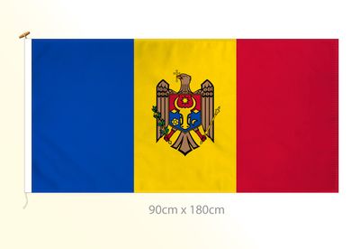 Moldova flag large 36x72