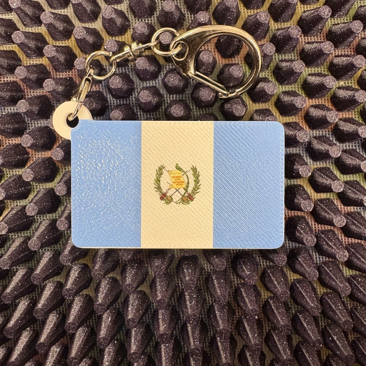Guatemala plastic key chain