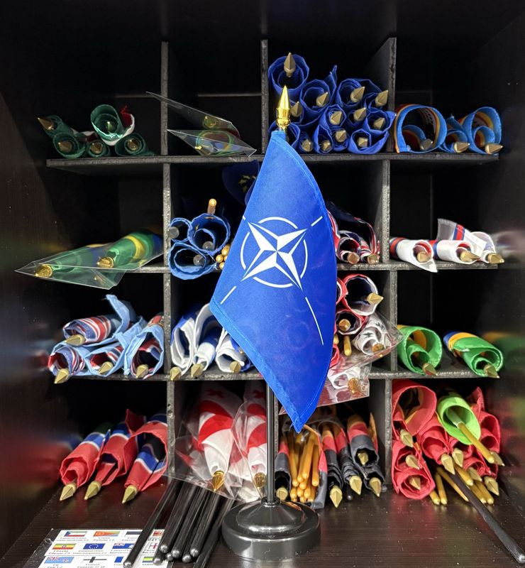 NATO small deluxe flag 4x6