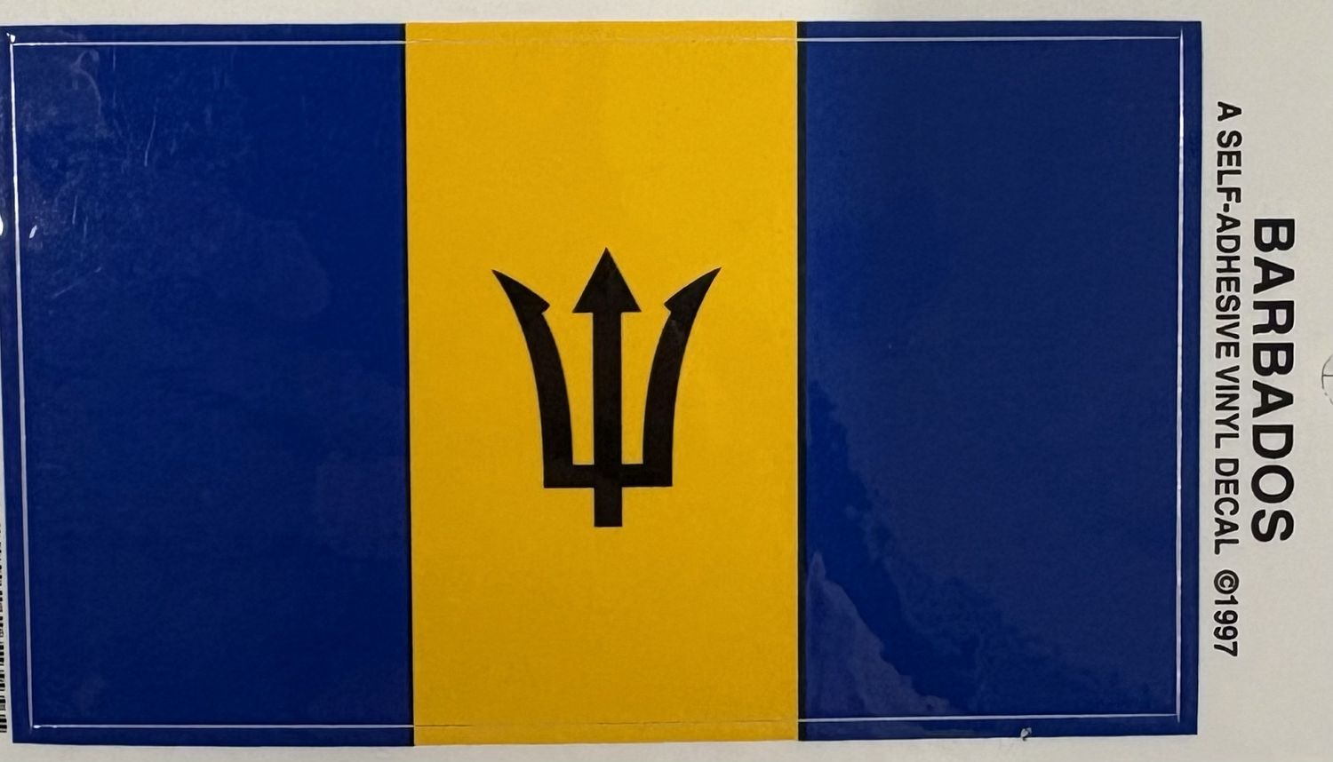 Autocollants Barbade petit