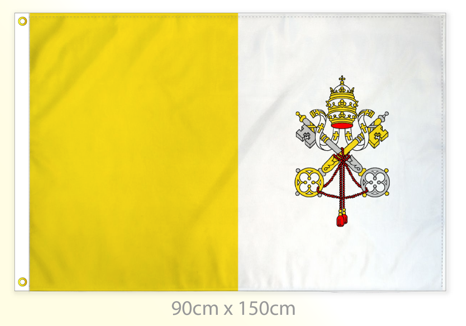 Vatican flag large 36x60