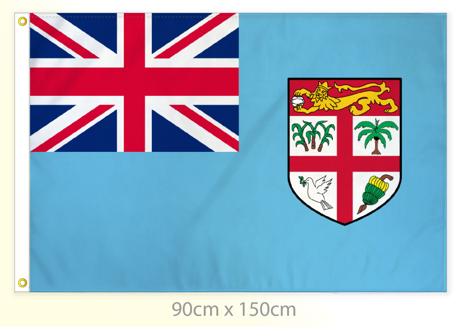 Fiji flag large 36x60