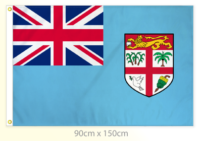 Fiji flag large 36x60