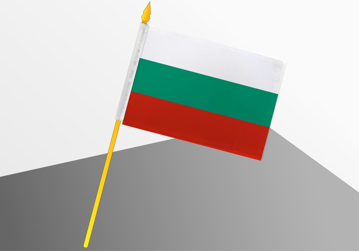 Bulgarie petit drapeau économique 4x6