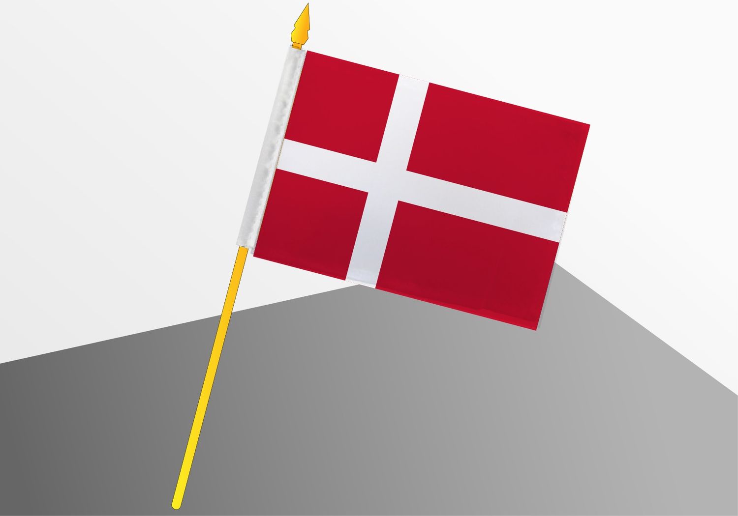 Danemark petit drapeau économique 4x6