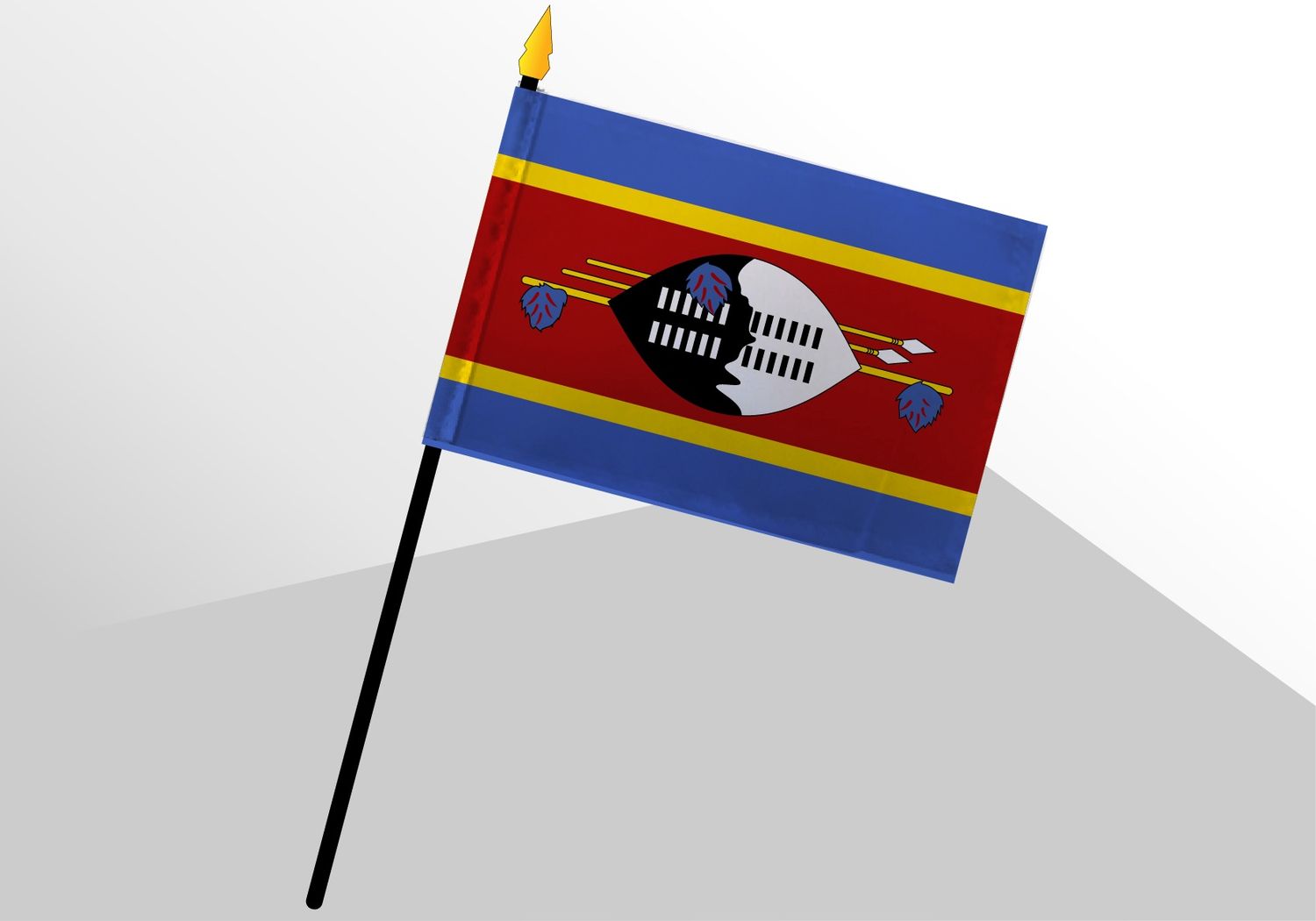 Eswatini small standard flag 4x6