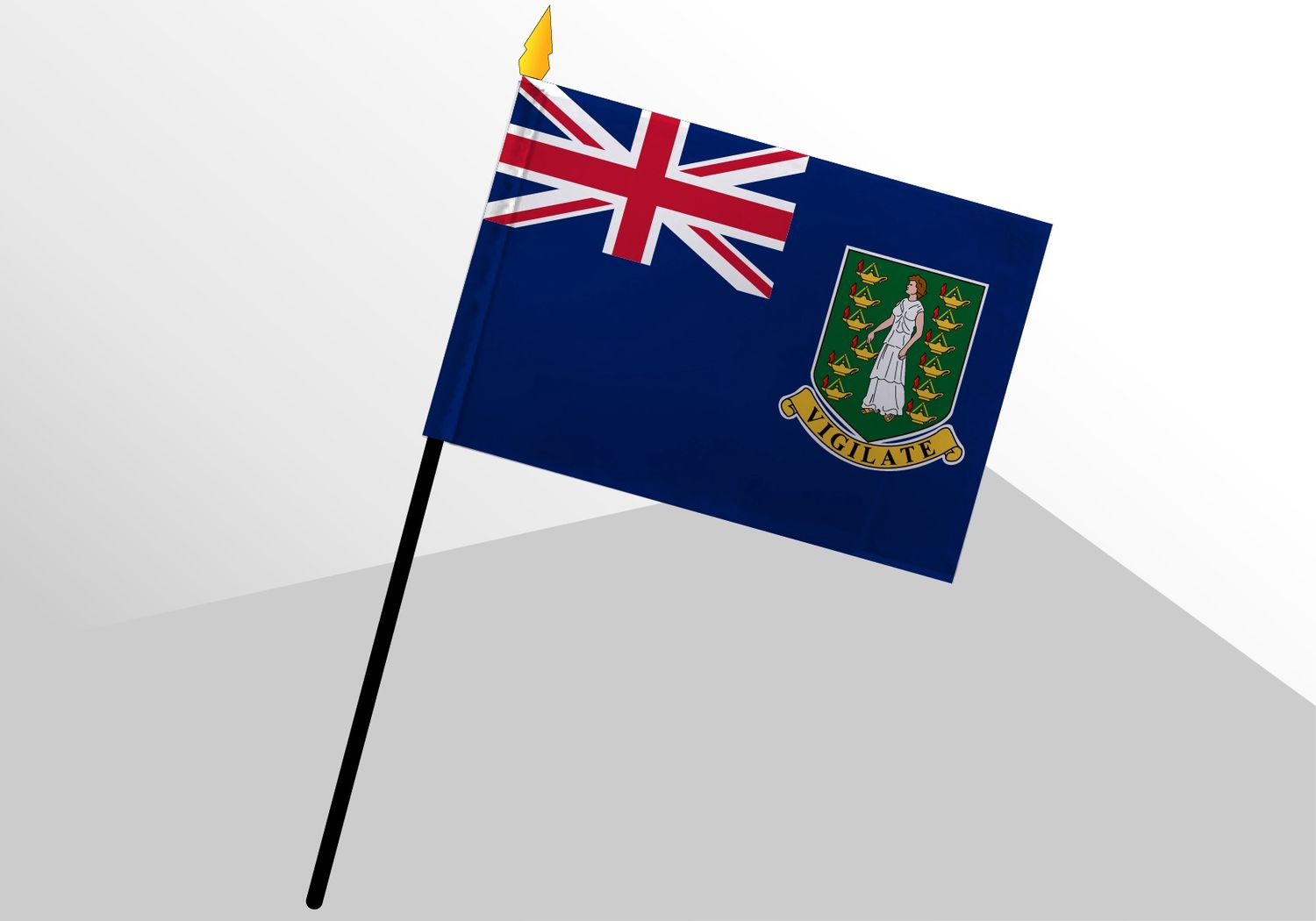 British Virgin Islands small standard flag 4x6