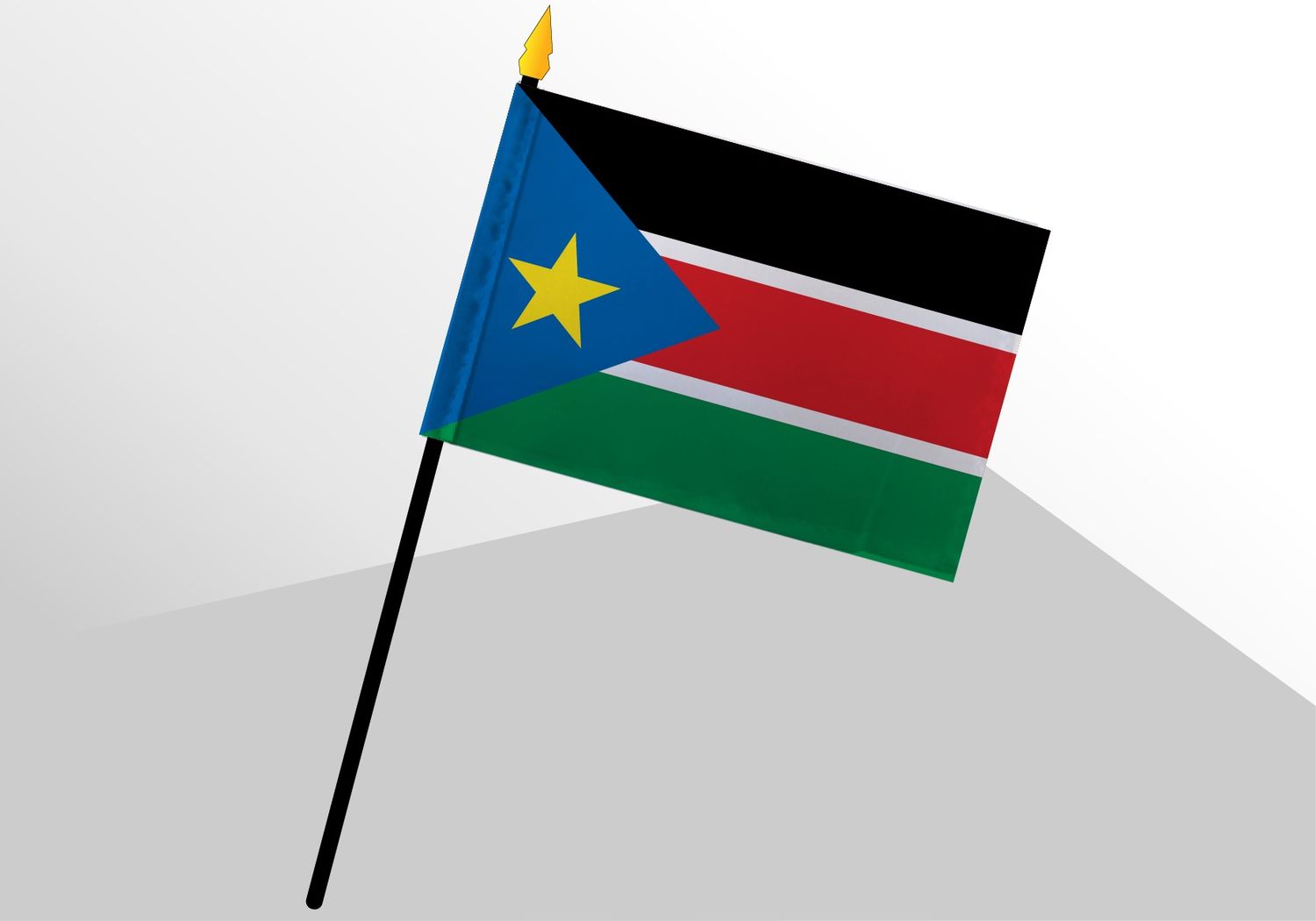 South Sudan small standard flag 4x6