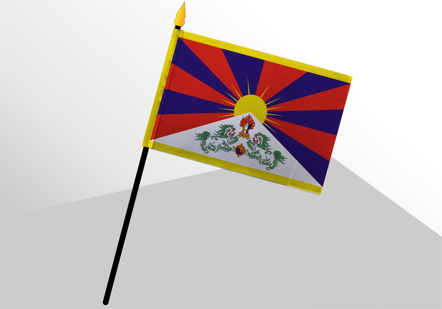 Tibet small standard flag 4x6