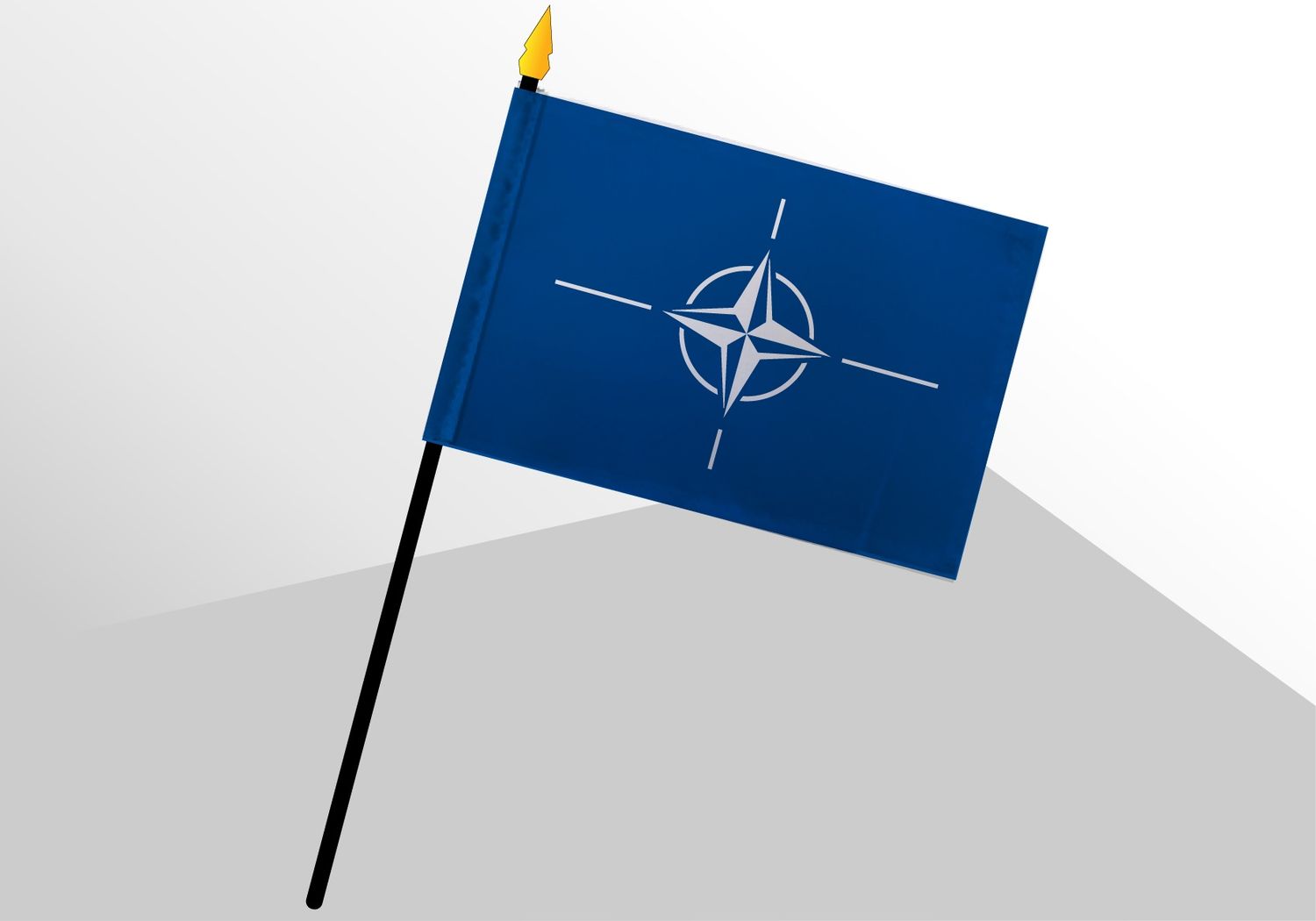 NATO small deluxe flag 4x6