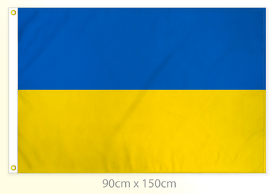 Ukraine flag large 36x60