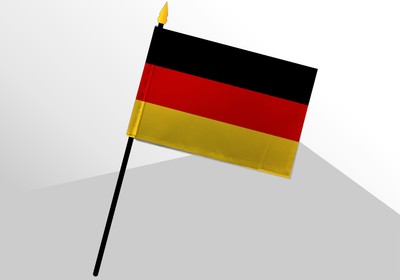 Germany small standard flag 4x6